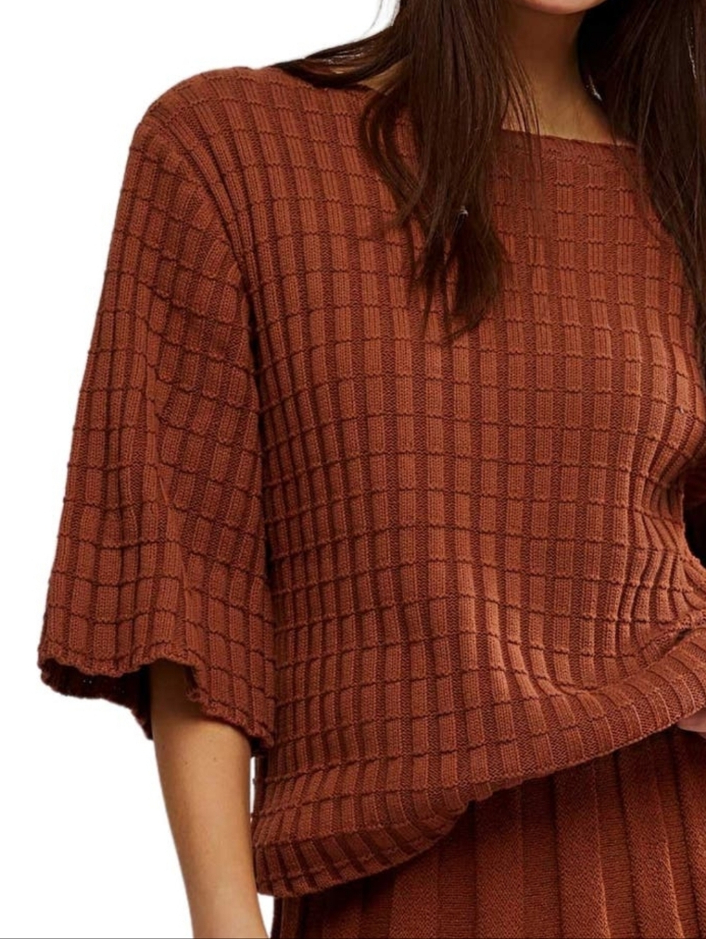 FREE PEOPLE NWT KENZIE SWEATER SIZE MEDIUM